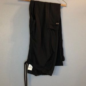 Black scrub pants